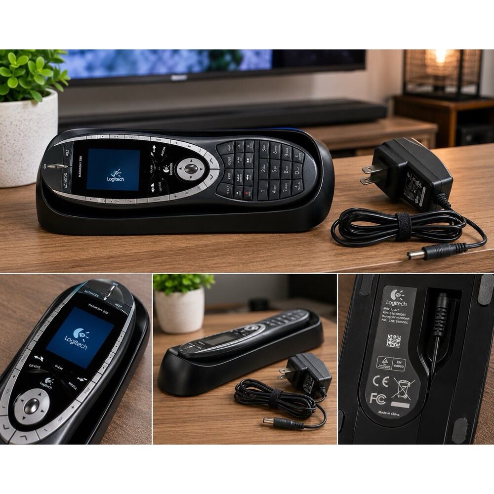 Logitech Harmony 880 Universal Remote Control w/ Charging Dock & Power Supply